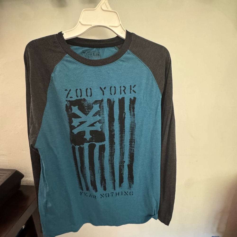 Zoo York Teal and Charcoal Graphic Tee